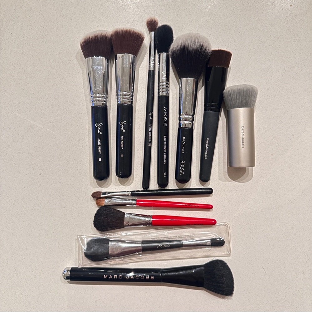 Makeup Brush Bundle - Sigma, Zoeva, Shu Uemura, etc.